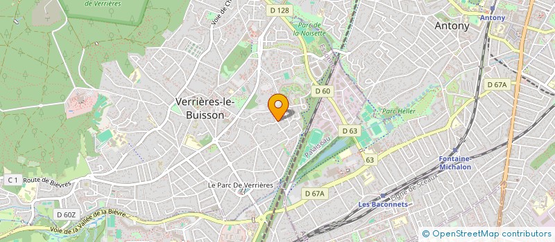 localisation de l'entreprise VAILLAC à VERRIERES-LE-BUISSON