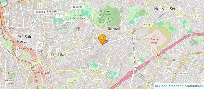 localisation de l'entreprise VAILLANT à ROMAINVILLE