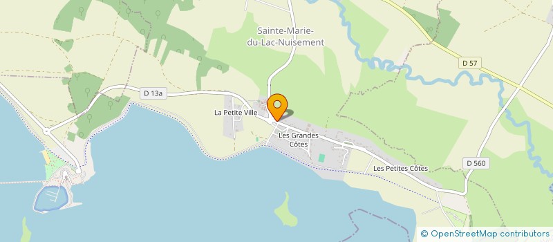 localisation de l'entreprise VAILLANT  SAINTE-MARIE-DU-LAC-NUISEMENT