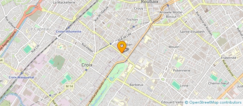 localisation de l'entreprise VAILLANT 84  ROUBAIX