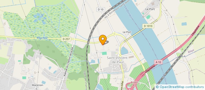 localisation de l'entreprise VAILLANT  SAINT-VINCENT-DE-PAUL