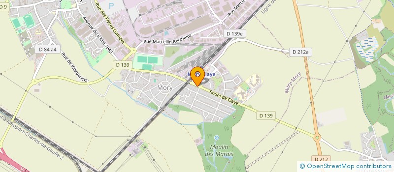 localisation de l'entreprise VAILLANT  MITRY-MORY