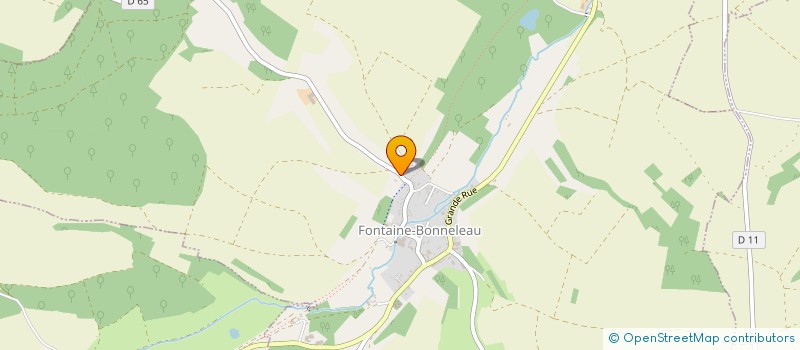 localisation de l'entreprise VAILLANT  FONTAINE-BONNELEAU