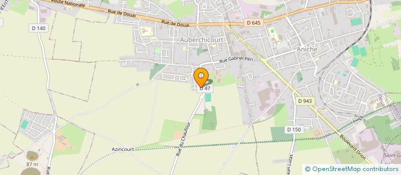 localisation de l'entreprise VAILLANT COUVERTURE à AUBERCHICOURT