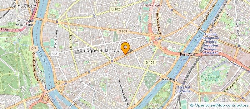 localisation de l'entreprise VAILLANT IMMOBILIER à BOULOGNE-BILLANCOURT