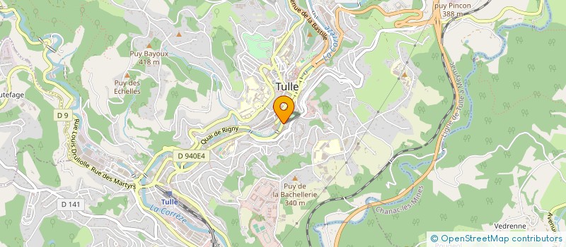 localisation de l'entreprise VAILLANT JEAN JACQUES GHIORGHIU LAURA  TULLE