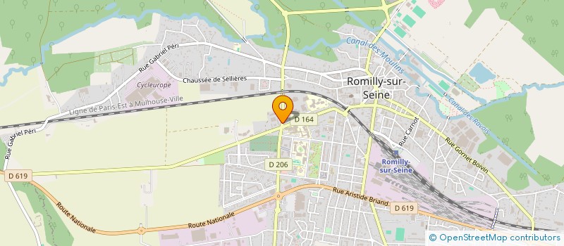 localisation de l'entreprise VAILLANT MILITZER à ROMILLY-SUR-SEINE