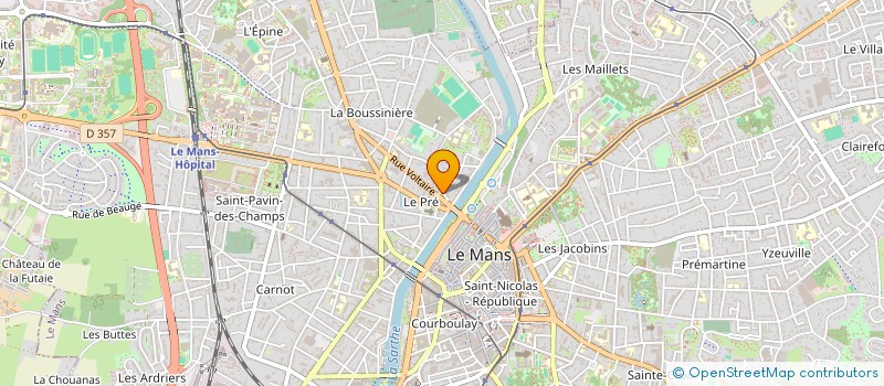 localisation de l'entreprise VAILLANT RITZ INDIVISION  LE MANS