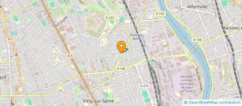 localisation de l'entreprise VAILLANT TRANSPORT à VITRY SUR SEINE