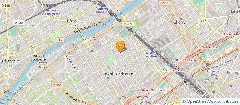 localisation de l'entreprise VAILLANTE à LEVALLOIS-PERRET