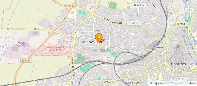 localisation de l'entreprise VAILLANTE MAINVILLIERS à MAINVILLIERS
