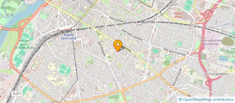 localisation de l'entreprise VAILLANTE SAVATE-BOXE FRANCAISE ANGERS à ANGERS