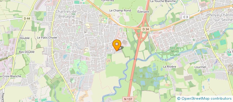 localisation de l'entreprise VAIMA  CHARTRES-DE-BRETAGNE