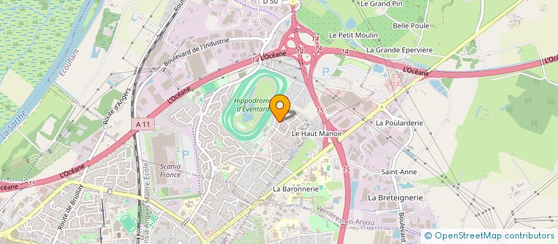 localisation de l'entreprise VAIMAINEIA  ECOUFLANT