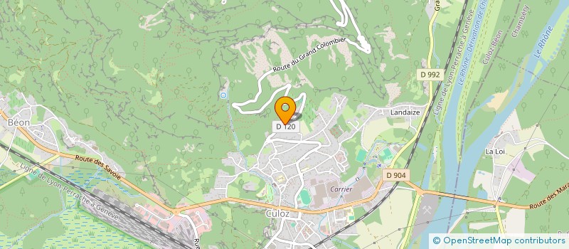 localisation de l'entreprise VAIME  CULOZ-BEON