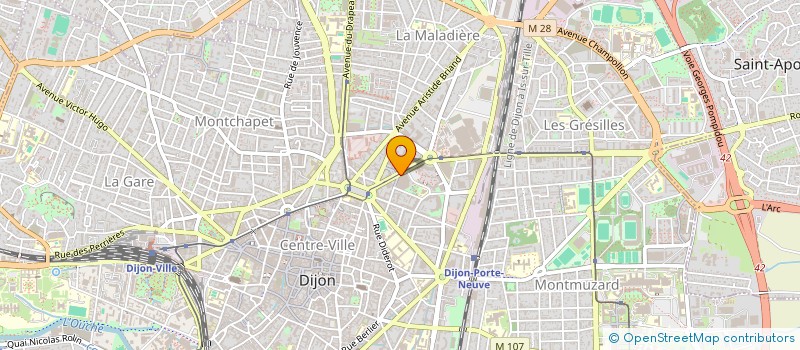 localisation de l'entreprise VAINA CLEMENCEAU à DIJON