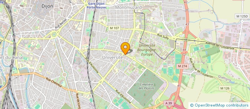 localisation de l'entreprise VAINA FACULTES à DIJON