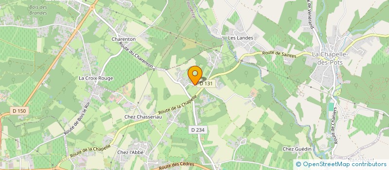 localisation de l'entreprise VAINC'EAU  CHANIERS