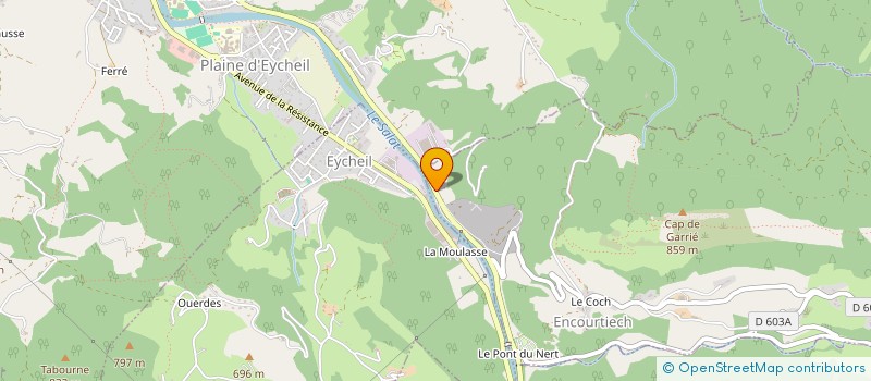 localisation de l'entreprise VAINCA à SAINT-GIRONS