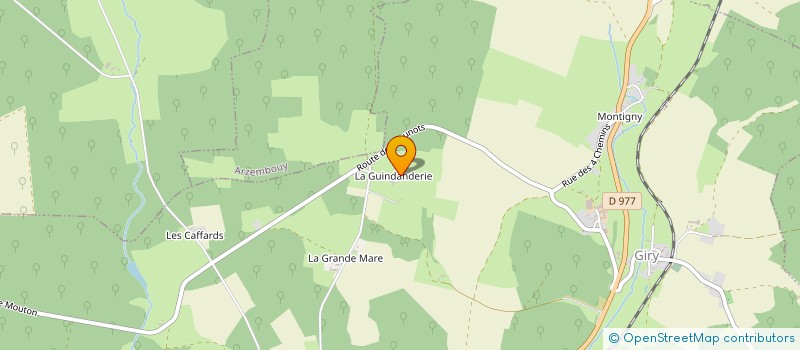 localisation de l'entreprise VAINCRE à GIRY