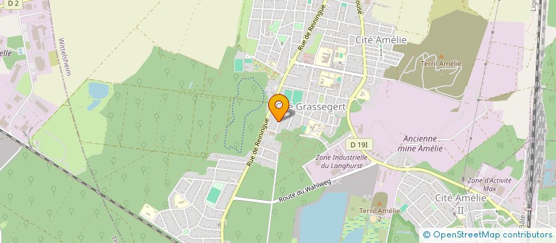 localisation de l'entreprise VAINCRE PAR LE SPORT  WITTELSHEIM