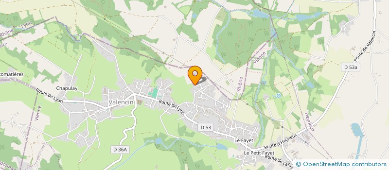localisation de l'entreprise VAINVEST SARL  VALENCIN