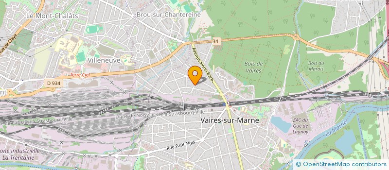 localisation de l'entreprise VAIRES  VAIRES-SUR-MARNE