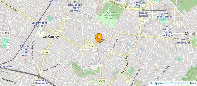 localisation de l'entreprise VAIRES BAT  CLICHY-SOUS-BOIS