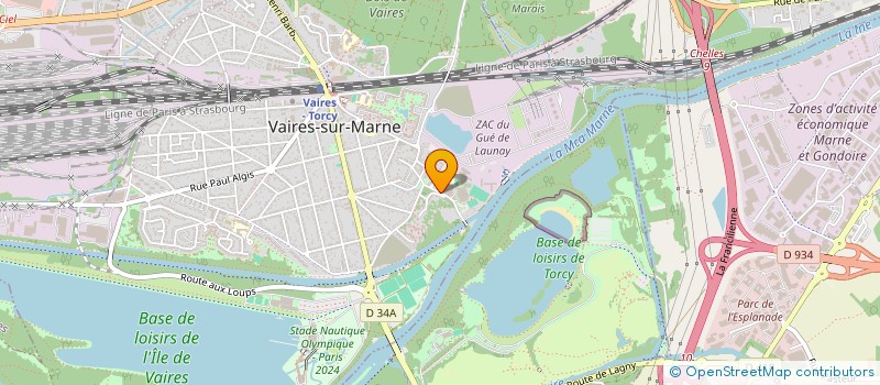 localisation de l'entreprise VAIRES BEACH VOLLEY à VAIRES-SUR-MARNE