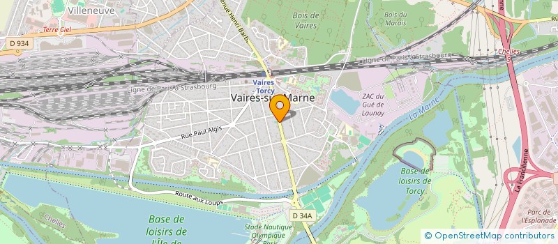 localisation de l'entreprise VAIRES TENNIS LOISIRS à VAIRES-SUR-MARNE