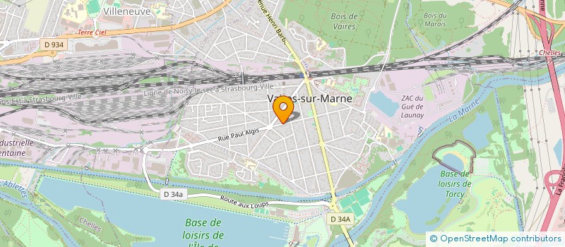 localisation de l'entreprise VAIRIMMO  VAIRES-SUR-MARNE