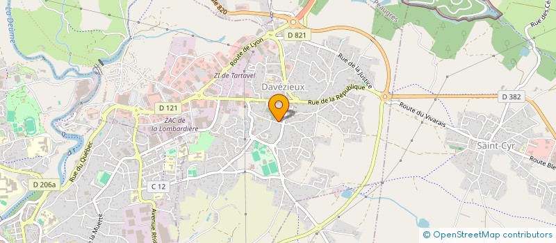 localisation de l'entreprise VAISE à DAVEZIEUX