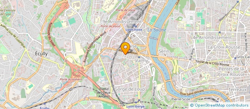localisation de l'entreprise VAISE AUTOMOBILES SARL à LYON