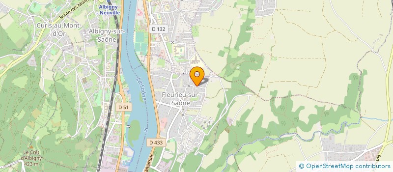 localisation de l'entreprise VAISE LITERIE MOREL  FLEURIEU-SUR-SAONE