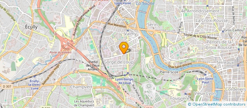 localisation de l'entreprise VAISE RECYCLAGE SERVICE à LYON