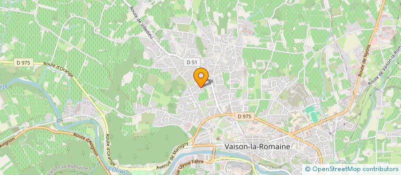 localisation de l'entreprise VAISODIS à VAISON-LA-ROMAINE