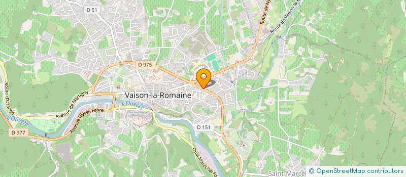 localisation de l'entreprise VAISON BAZAR à VAISON-LA-ROMAINE
