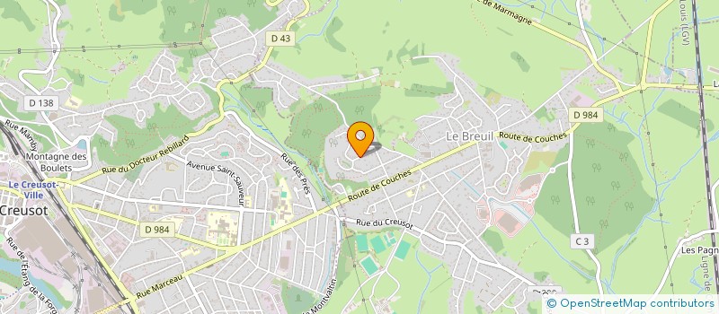 localisation de l'entreprise VAISON-LORDET  LE BREUIL