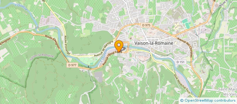 localisation de l'entreprise VAISON SERIPLAST à VAISON-LA-ROMAINE