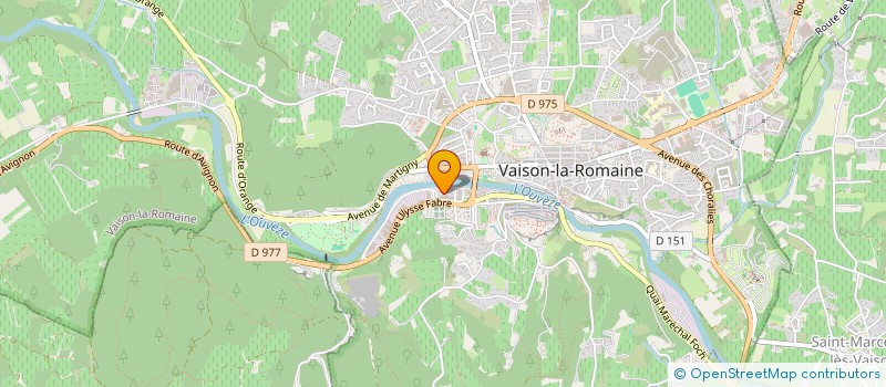 localisation de l'entreprise VAISONET à VAISON-LA-ROMAINE