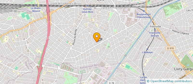 localisation de l'entreprise VAISS IMMOBILIER à AULNAY-SOUS-BOIS