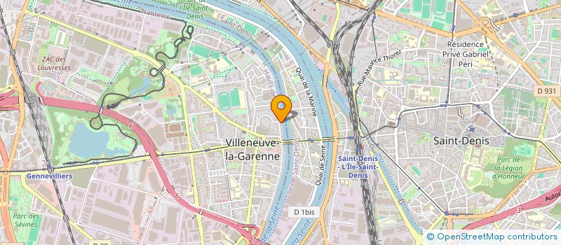 localisation de l'entreprise VAISSELINNOV  VILLENEUVE-LA-GARENNE