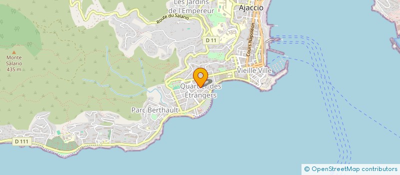 localisation de l'entreprise VAITA MARINA à AJACCIO