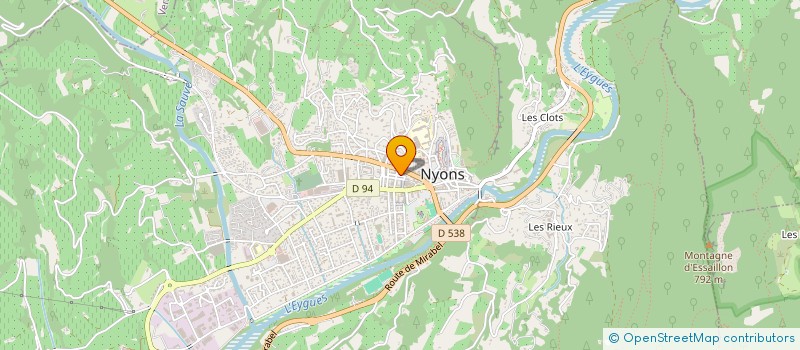 localisation de l'entreprise VAITIARE  NYONS
