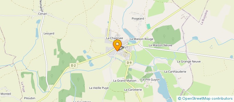 localisation de l'entreprise VAIVRE FABIENNE ET TALLIS ARISKY à LA PUYE