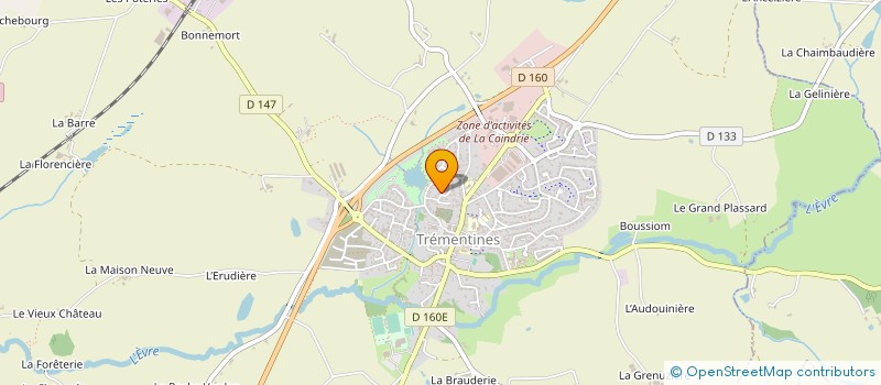 localisation de l'entreprise VAJEAN  TREMENTINES