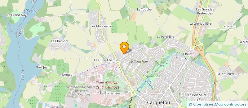 localisation de l'entreprise VAJEVI  CARQUEFOU