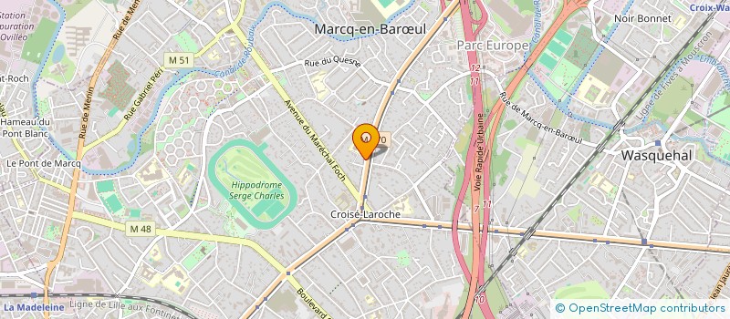localisation de l'entreprise VAKA à MARCQ-EN-BARŒUL