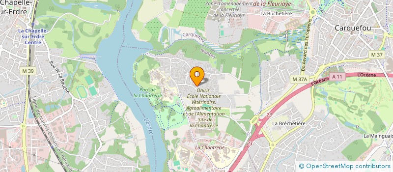 localisation de l'entreprise VAKANTECO à NANTES