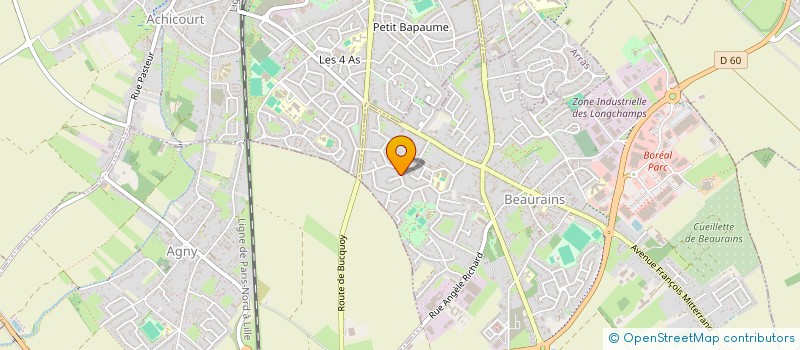 localisation de l'entreprise VAKARM à ARRAS